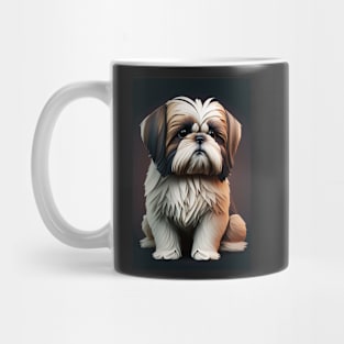 Super Cute Shih Tzu Portrait Mug